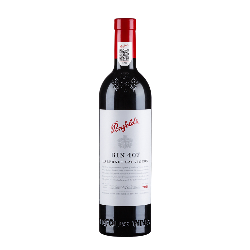 奔富BIN407干红葡萄酒  澳大利亚原瓶进口  奔富红酒批发