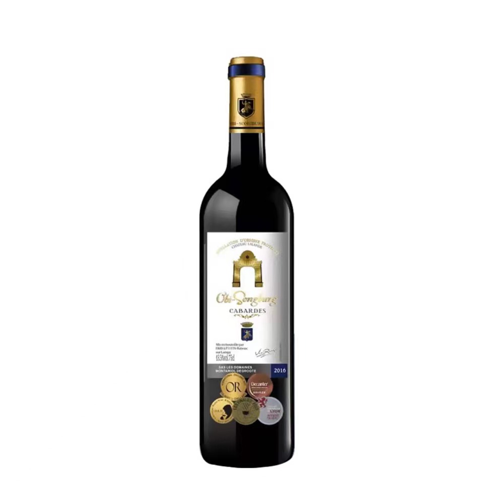 法国卡巴戴斯AOP产区 奥比松堡·乐琅德干红葡萄酒  2016年份